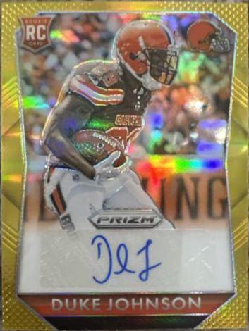 Duke Johnson [Gold Prizm] #RS-DU