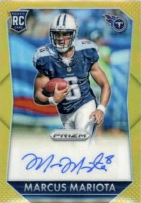 Marcus Mariota [Gold Prizm] #RS-MM