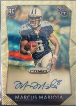 Marcus Mariota [Gold Vinyl Prizm] #RS-MM