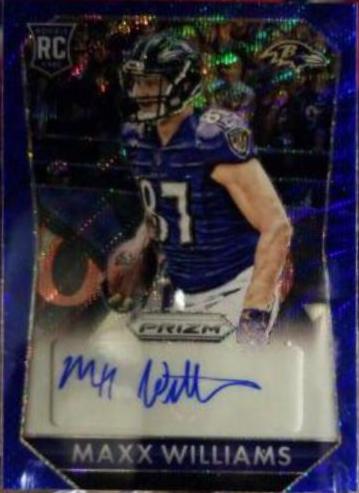Maxx Williams [Blue Wave Prizm] #RS-MW