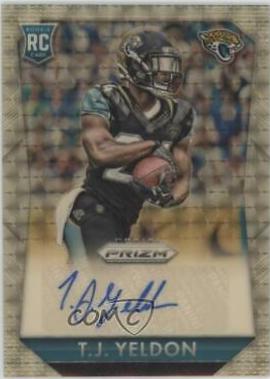 T.J. Yeldon [Gold Vinyl Prizm] #RS-TJ