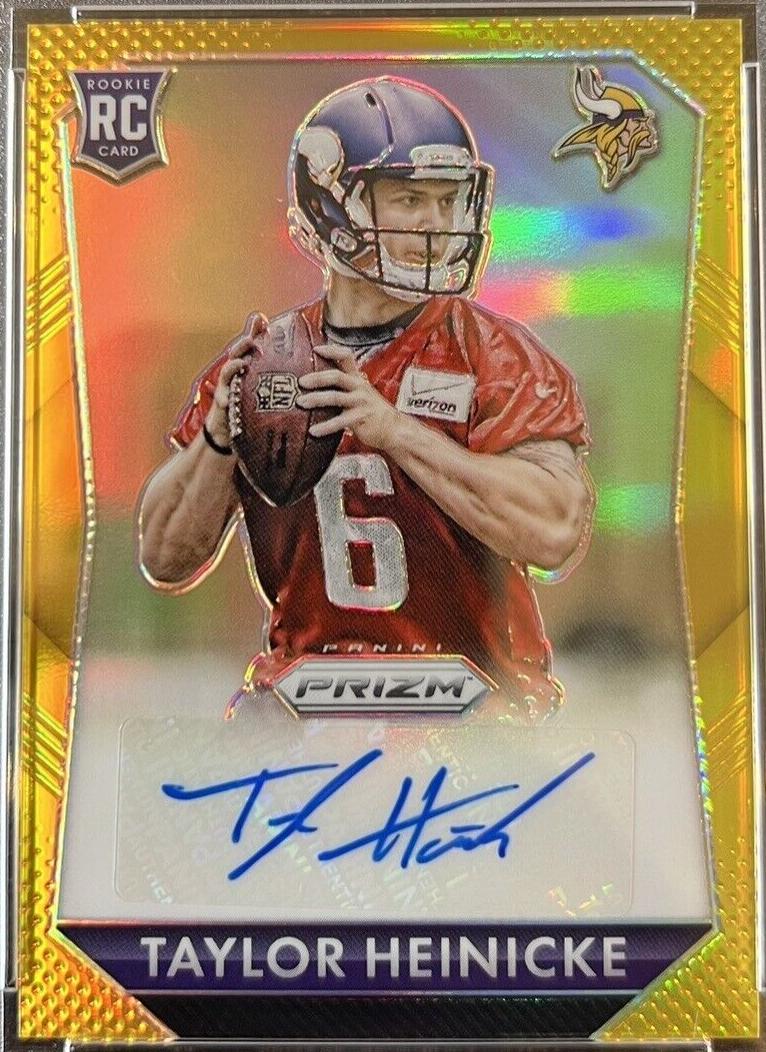 Taylor Heinicke [Gold Prizm] #RS-TH