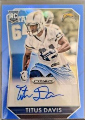 Titus Davis [Blue Prizm] #RS-TD
