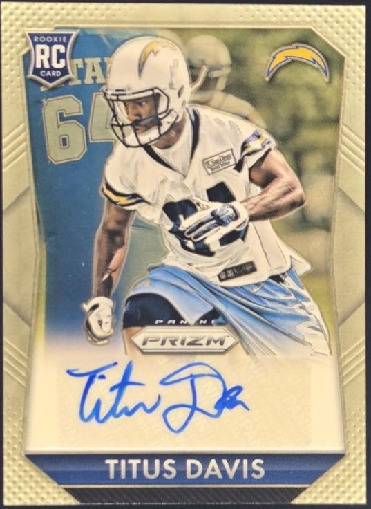 Titus Davis [Gold Vinyl Prizm] #RS-TD