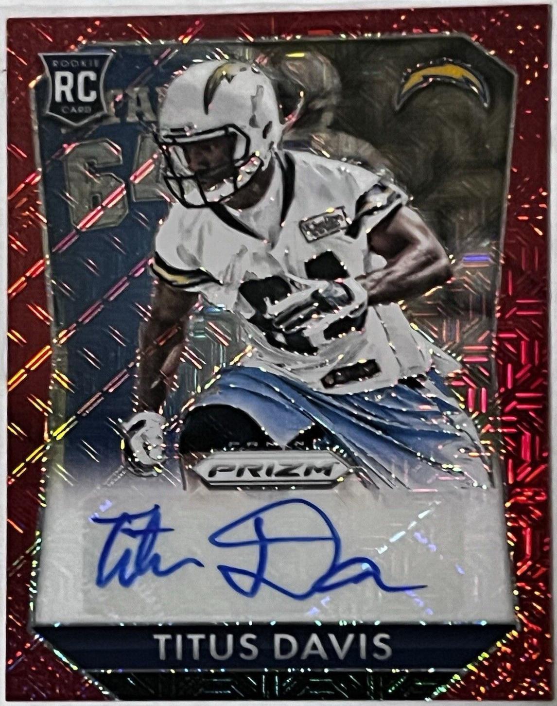 Titus Davis [Mojo Red Prizm] #RS-TD