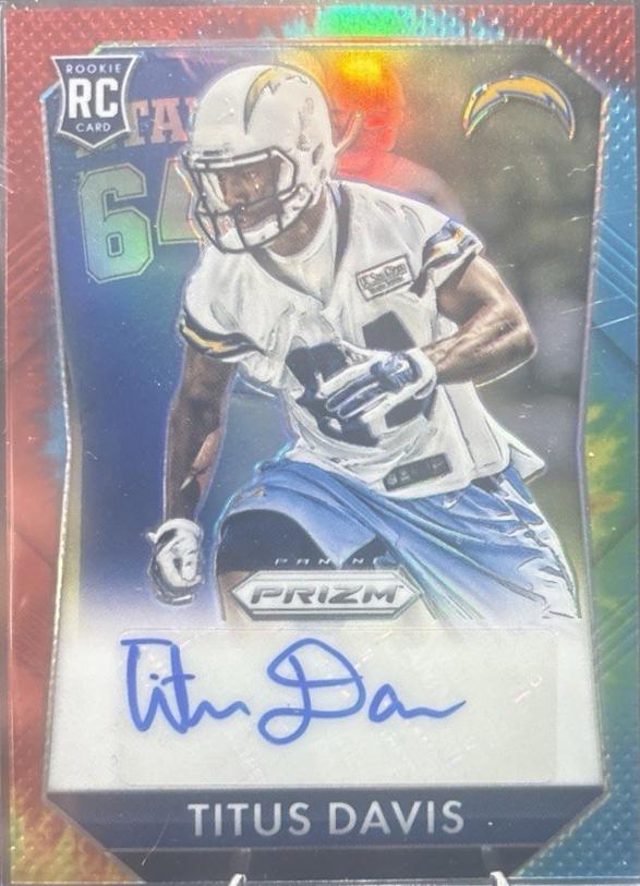 Titus Davis [Red, White, Blue Prizm] #RS-TD