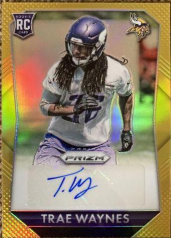 Trae Waynes [Gold Prizm] #RS-TW