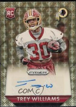 Trey Williams [Gold Vinyl Prizm] #RS-TR