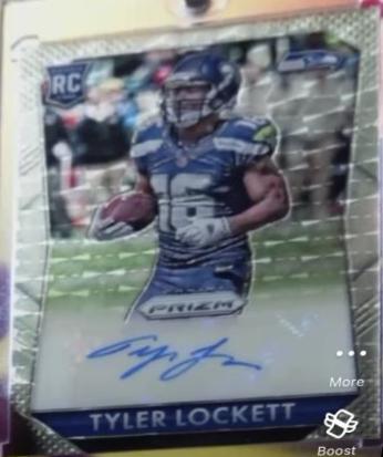 Tyler Lockett [Gold Vinyl Prizm] #RS-TL