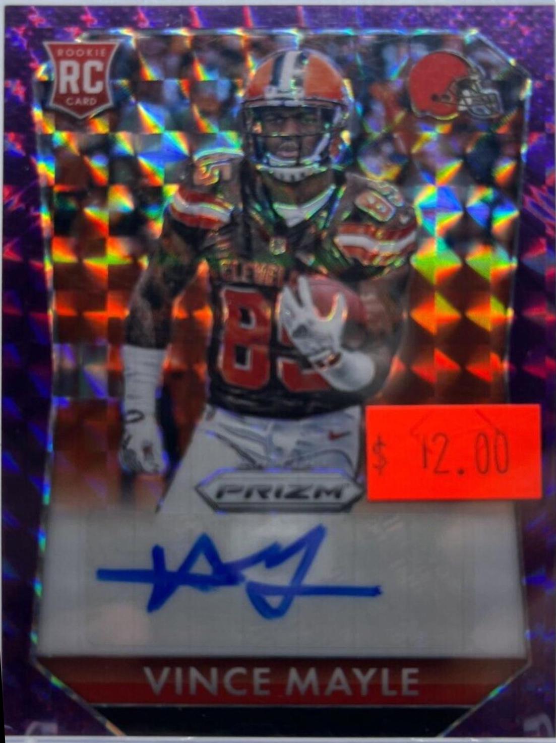 Vince Mayle [Violet Mosaic Prizm] #RS-VM