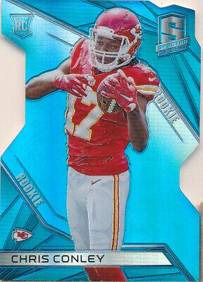 Chris Conley [Neon Blue Die Cut] #137