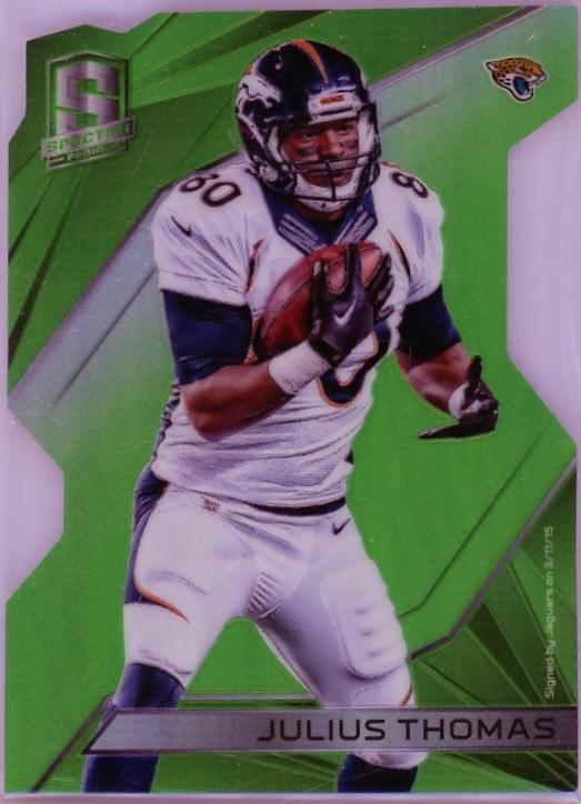 Julius Thomas [Neon Green Die Cut] #65
