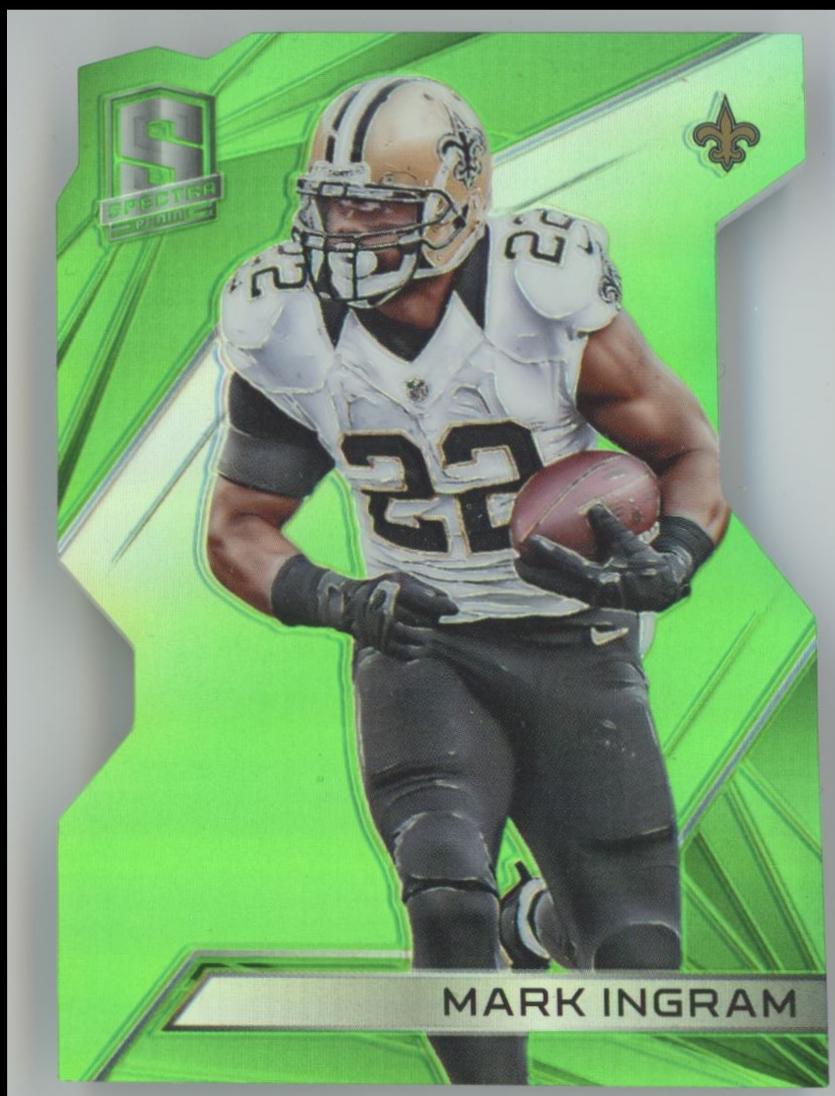 Mark Ingram [Neon Green Die Cut] #76