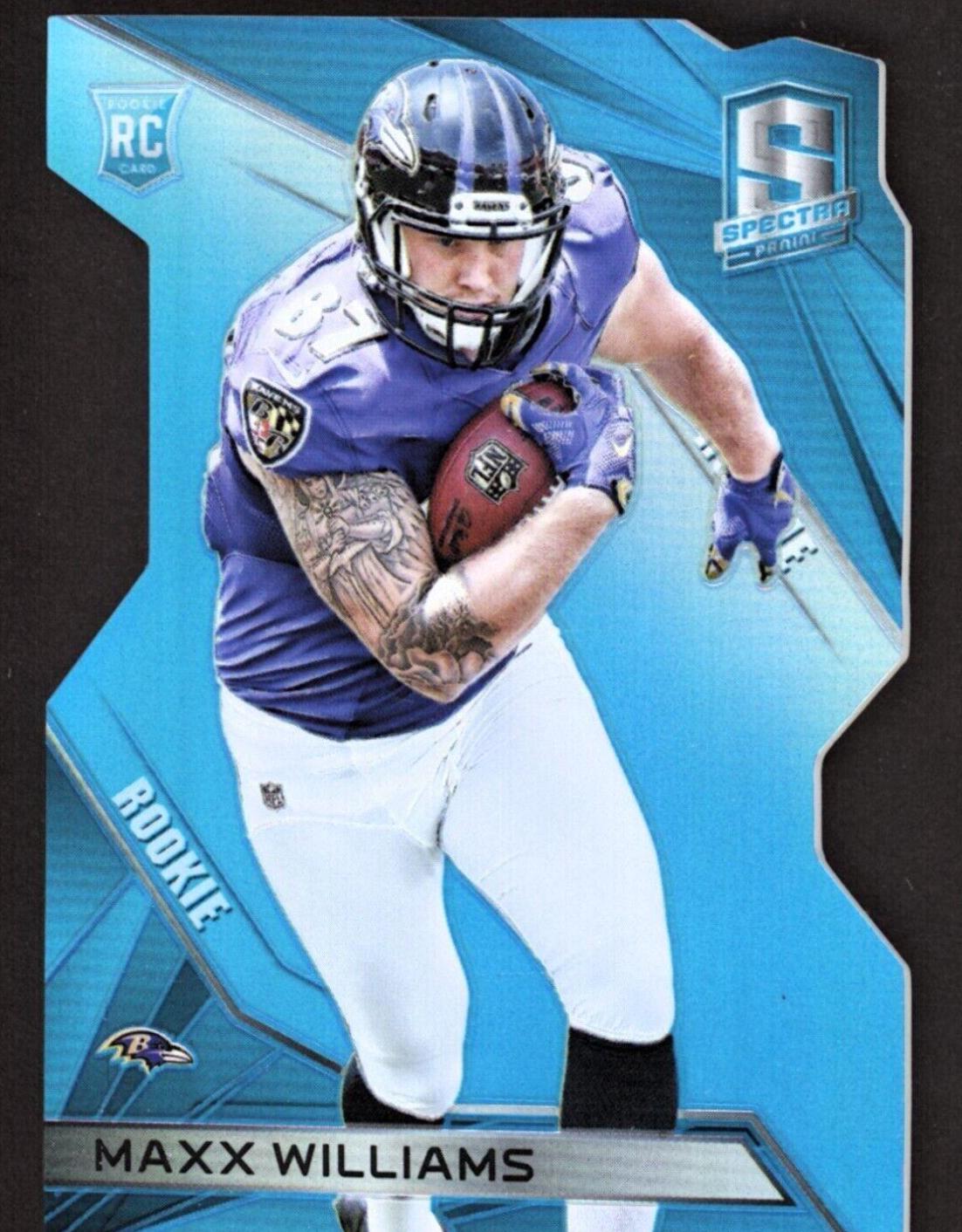 Maxx Williams [Neon Blue Die Cut] #132