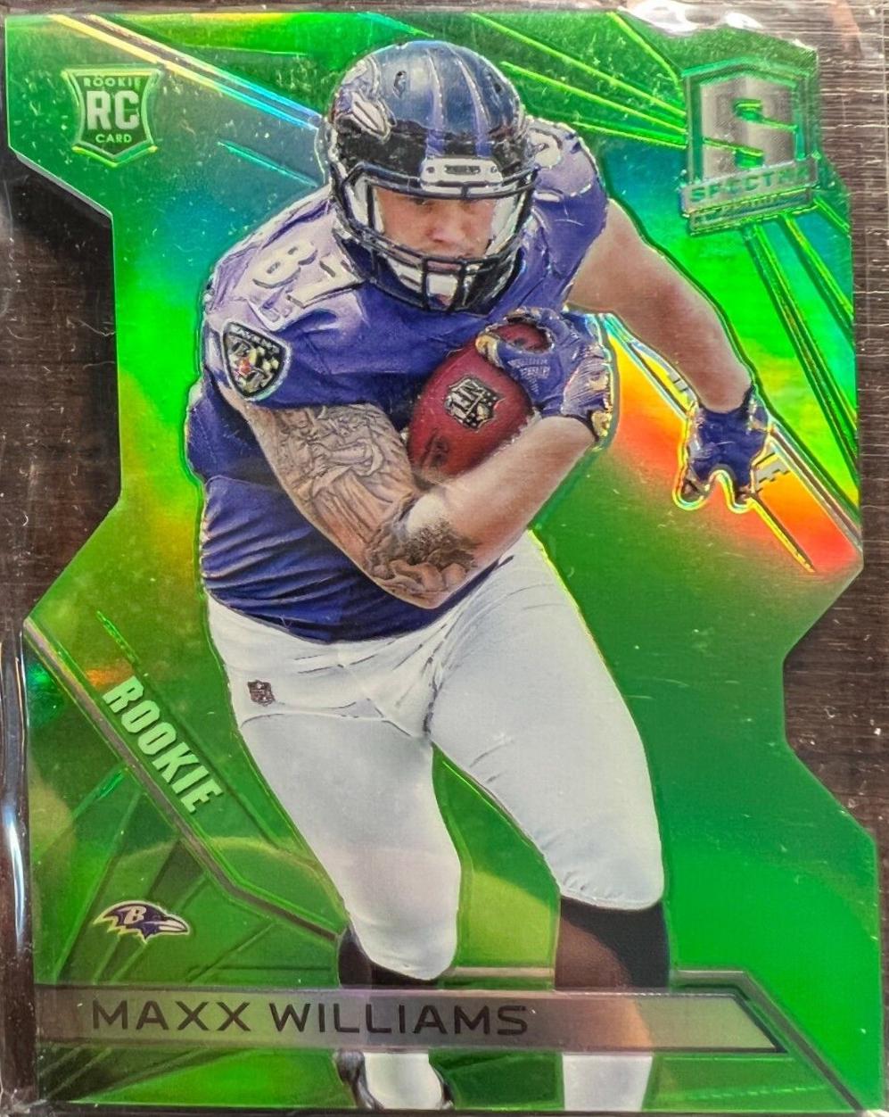 Maxx Williams [Neon Green Die Cut] #132
