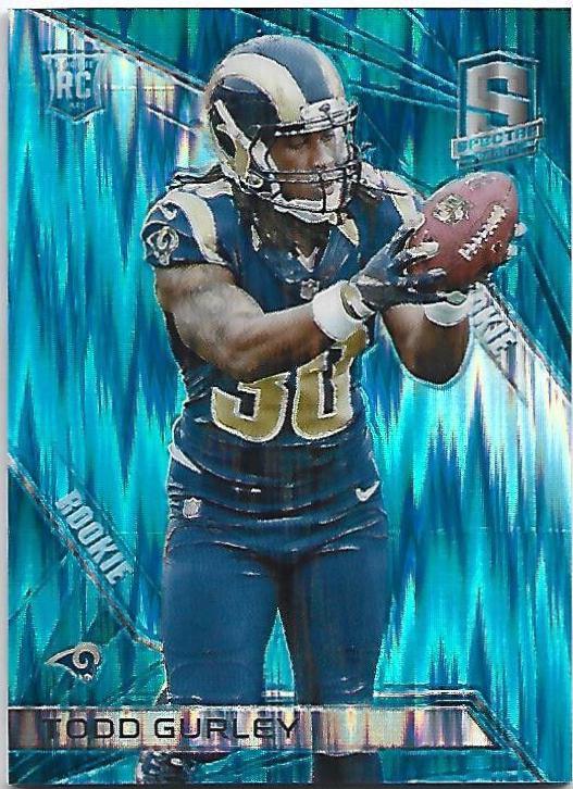 Todd Gurley [Catching ball Neon Blue] #121