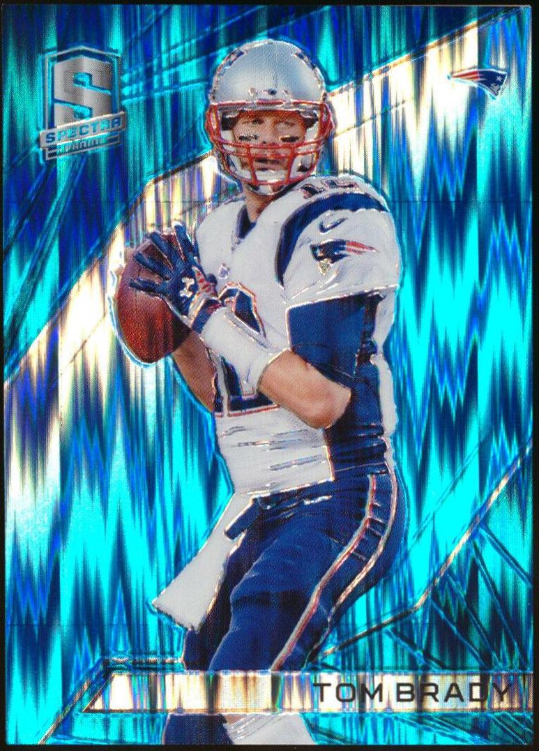 Tom Brady [White Jersey Neon Blue] #111