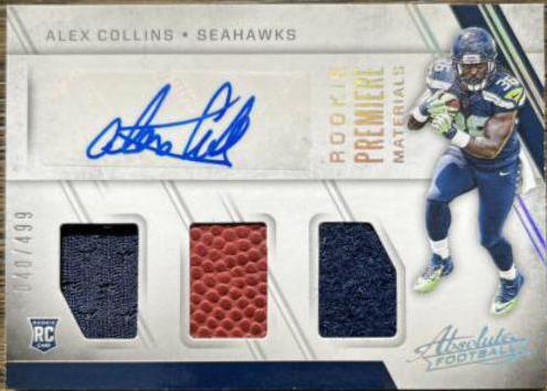 Alex Collins [Rookie Premiere Materials Autograph] #237