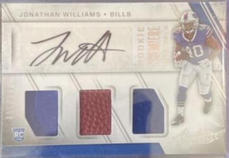 Jonathan Williams [Rookie Premiere Materials Autograph Spectrum] #235
