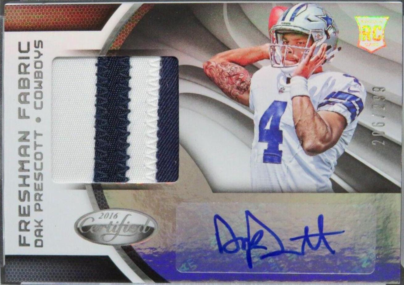 Dak Prescott [Freshman Fabric Mirror Signature] #229