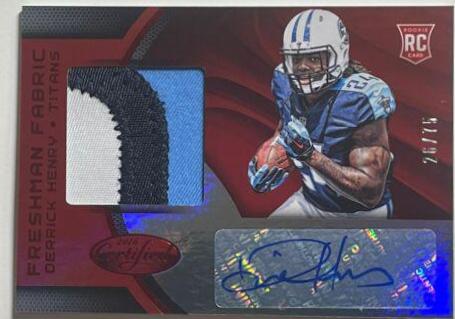 Derrick Henry [Freshman Fabric Mirror Red Signature] #212