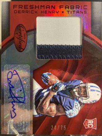 Derrick Henry [Freshman Fabric Mirror Signature] #212
