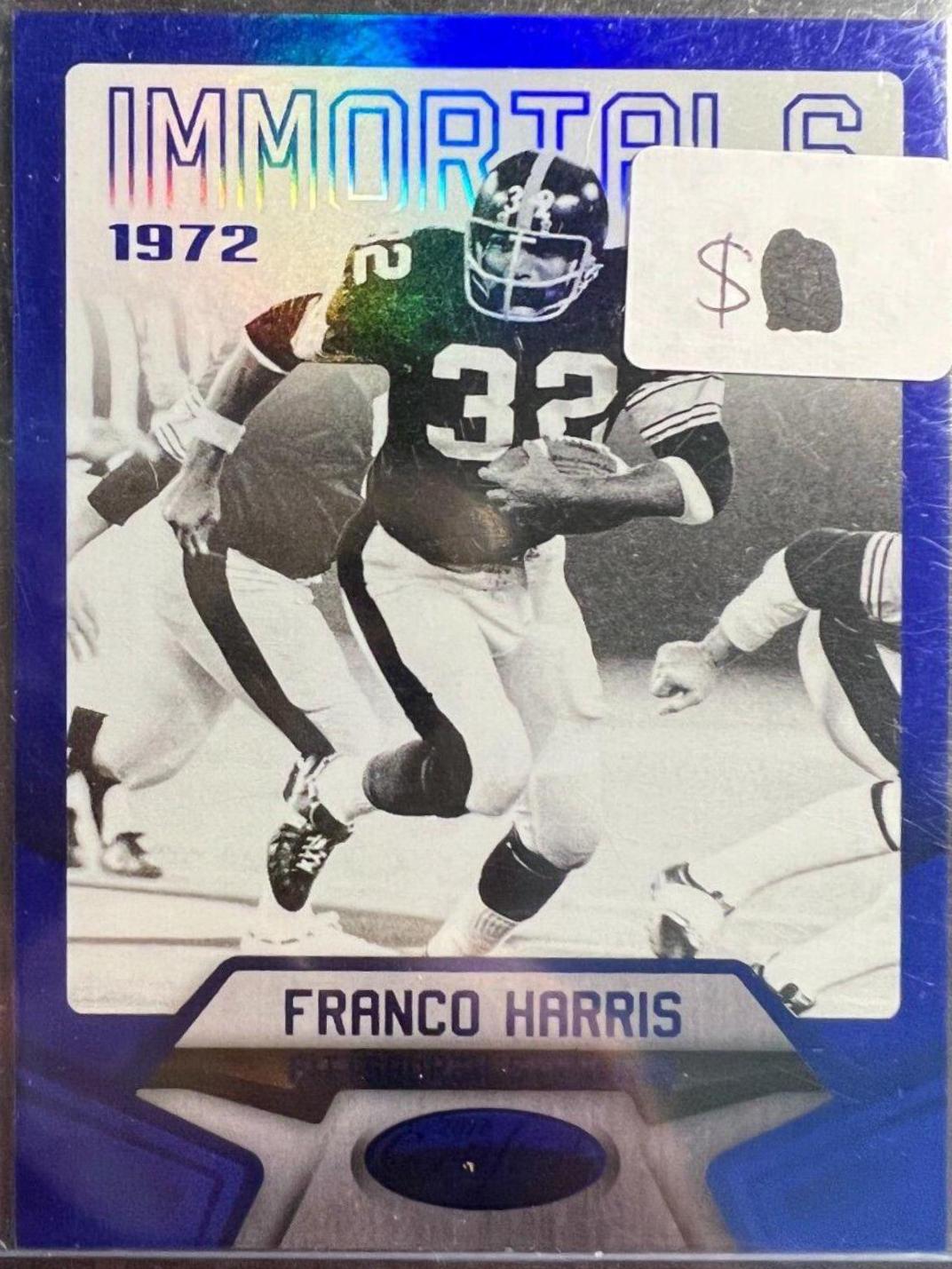 Franco Harris [Mirror Blue] #134