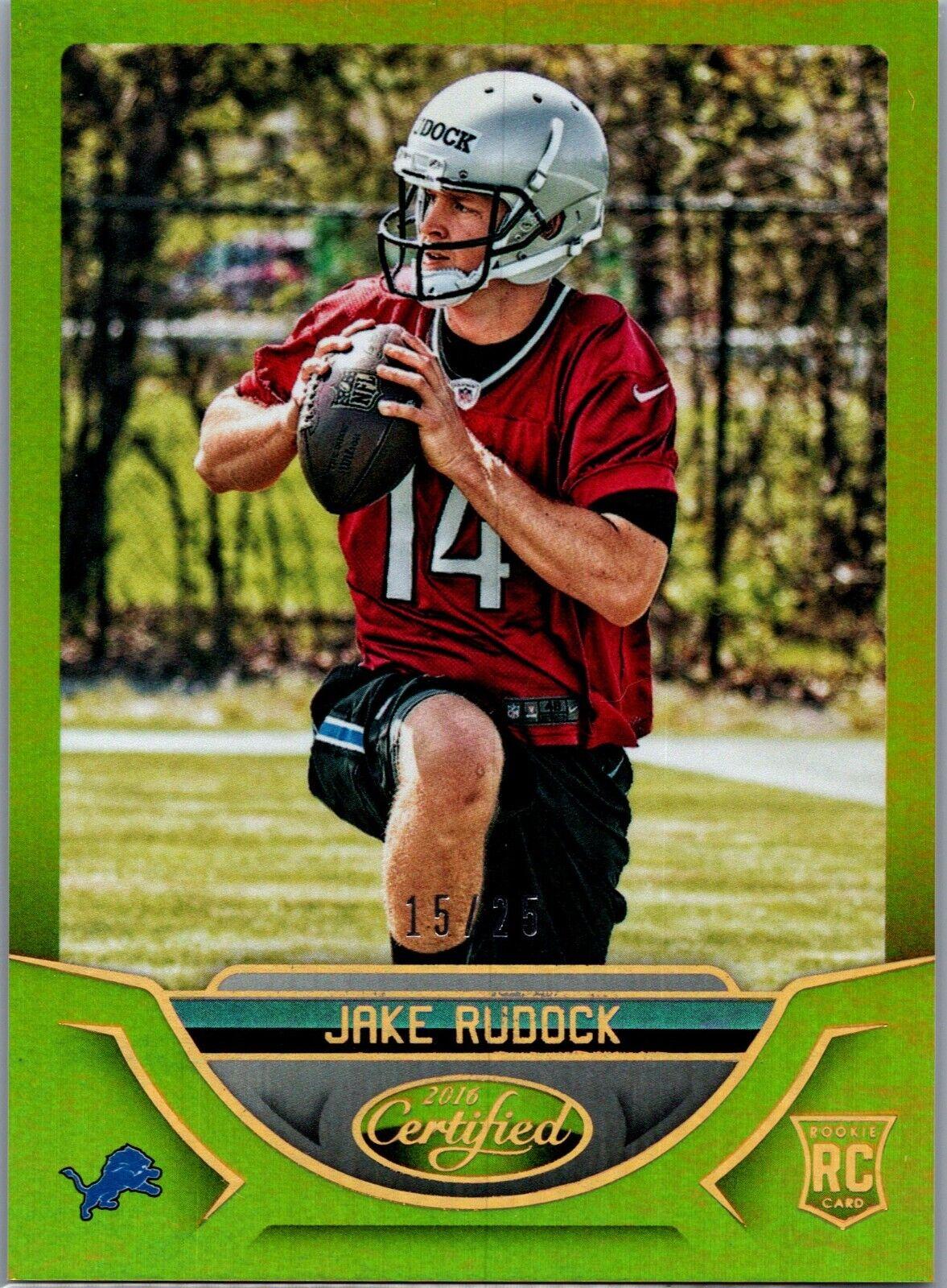 Jake Rudock [Mirror Gold] #170