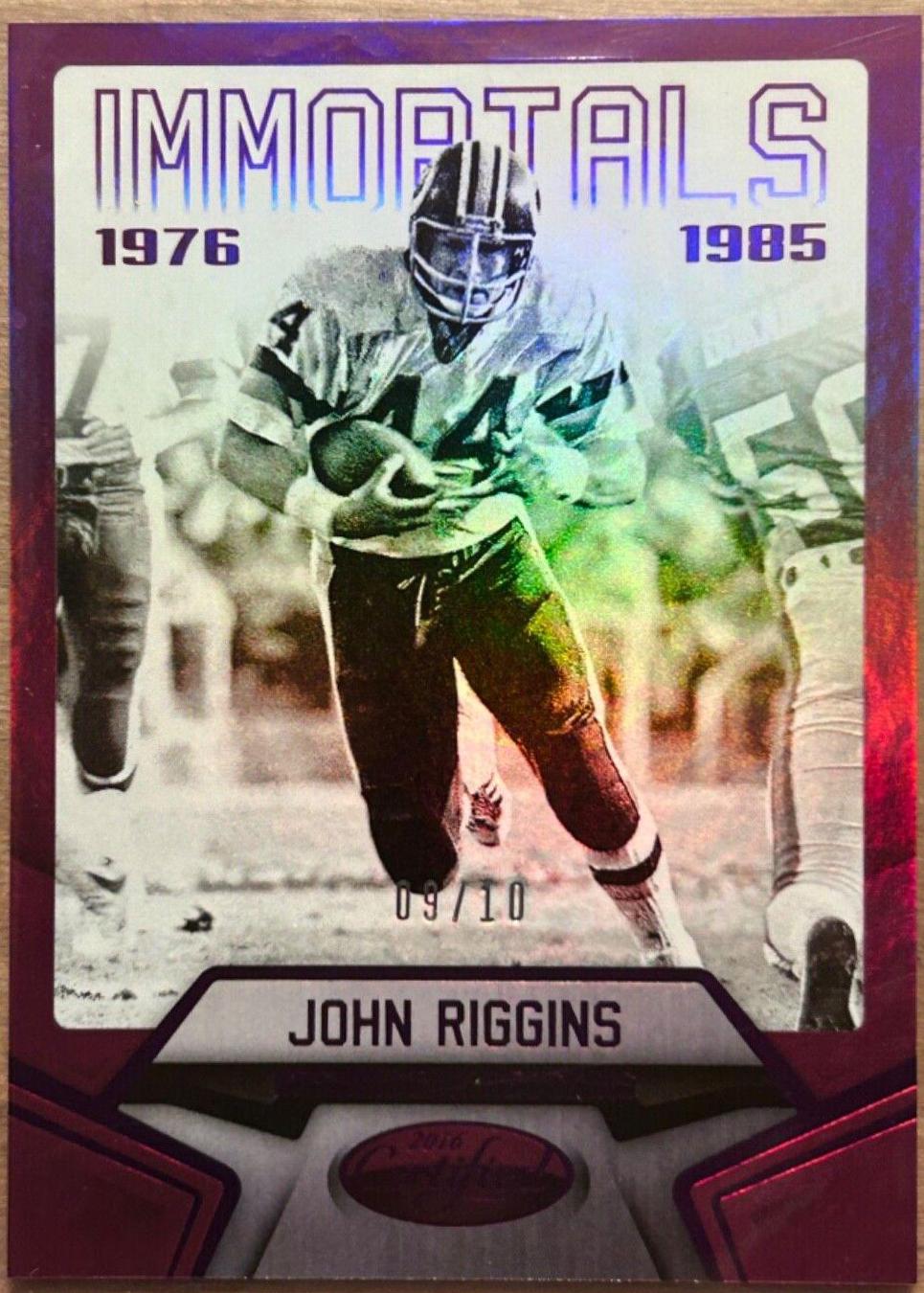 John Riggins [Mirror Purple] #127