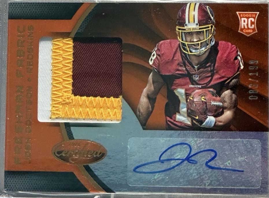 Josh Doctson [Freshman Fabric Mirror Orange Signature] #207