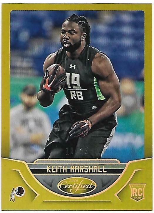 Keith Marshall [Mirror Gold] #192