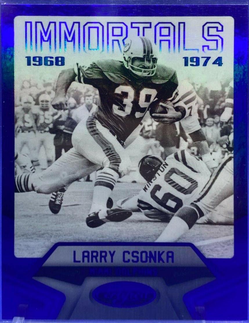 Larry Csonka [Mirror Blue] #128