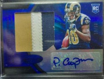 Pharoh Cooper [Freshman Fabric Mirror Blue Signature] #225