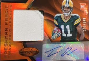 Trevor Davis [Freshman Fabric Mirror Orange Signature] #237