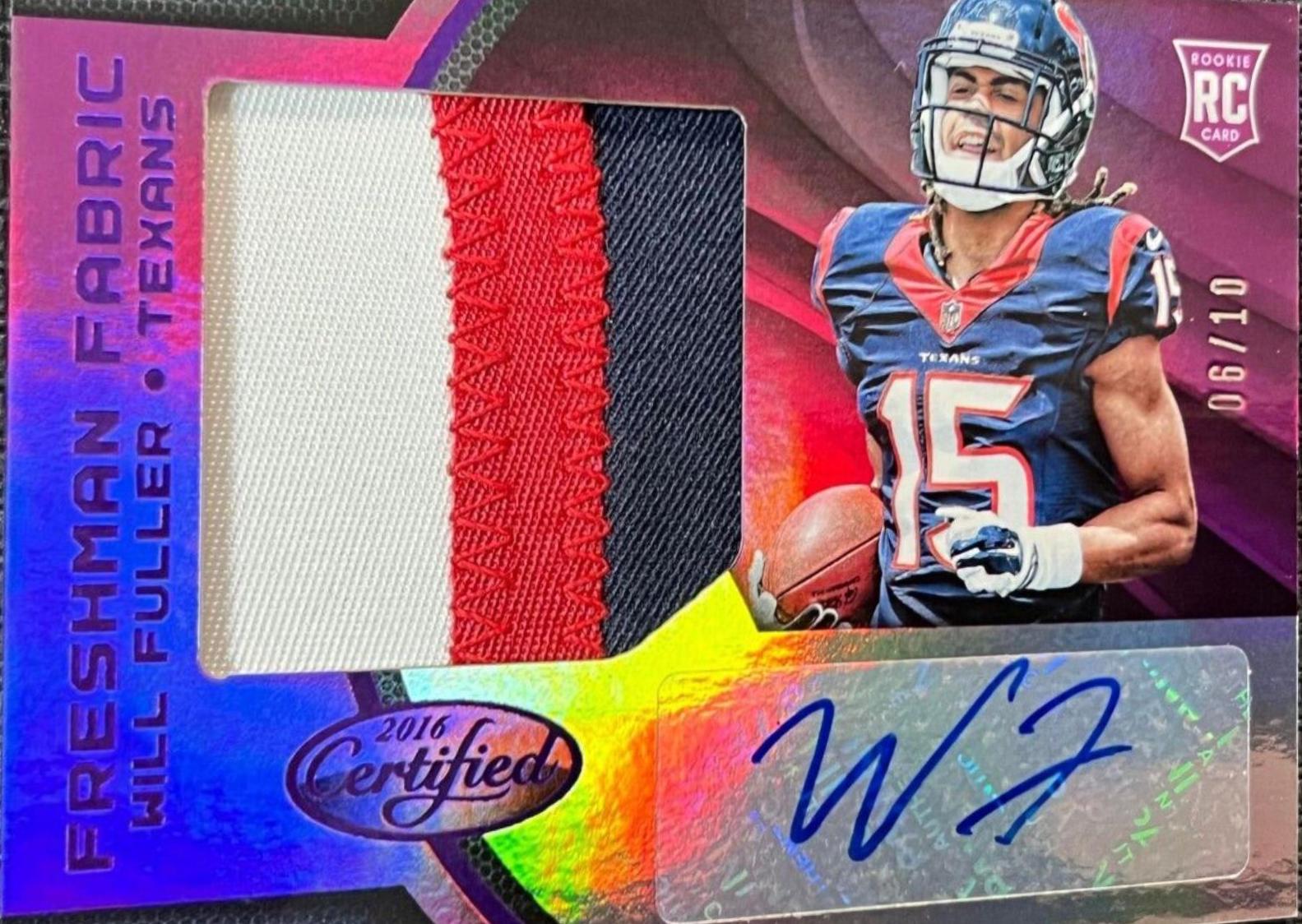 Will Fuller [Freshman Fabric Mirror Purple Signature] #206
