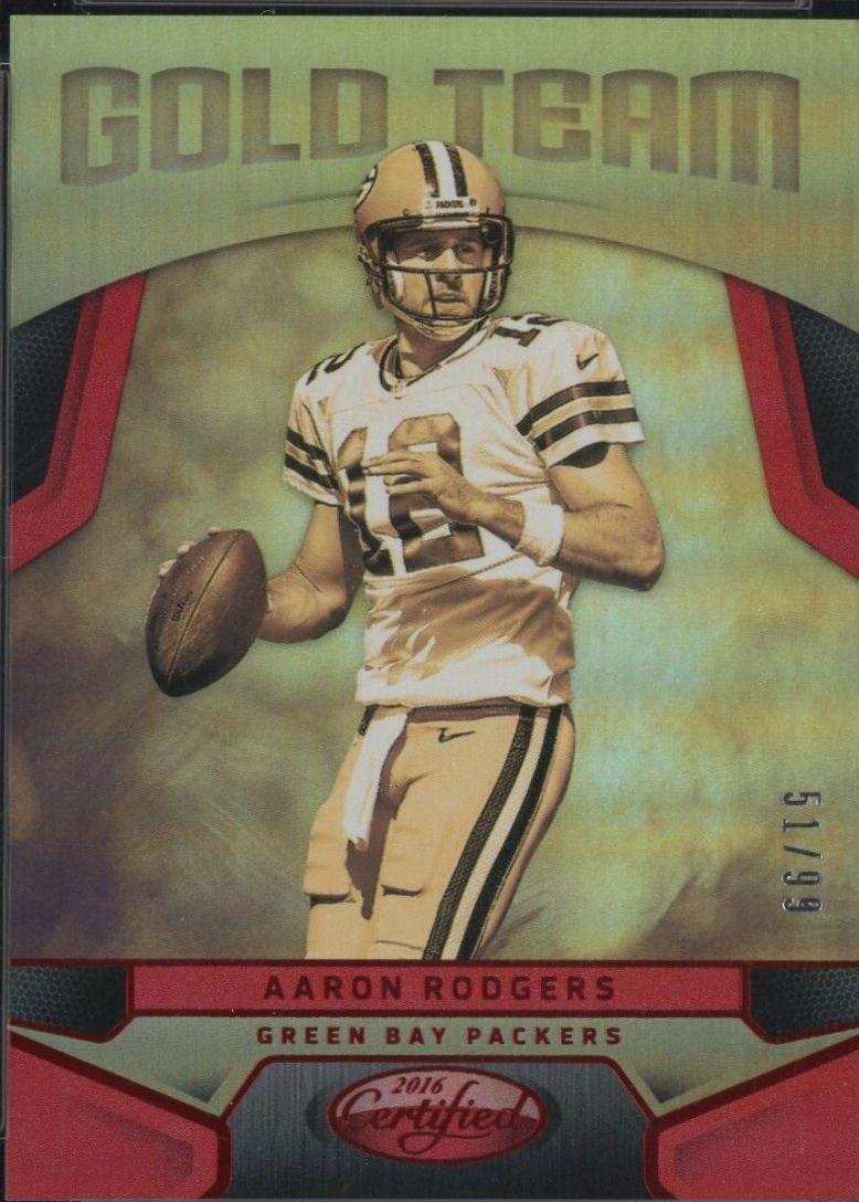 Aaron Rodgers [Mirror Red] #4