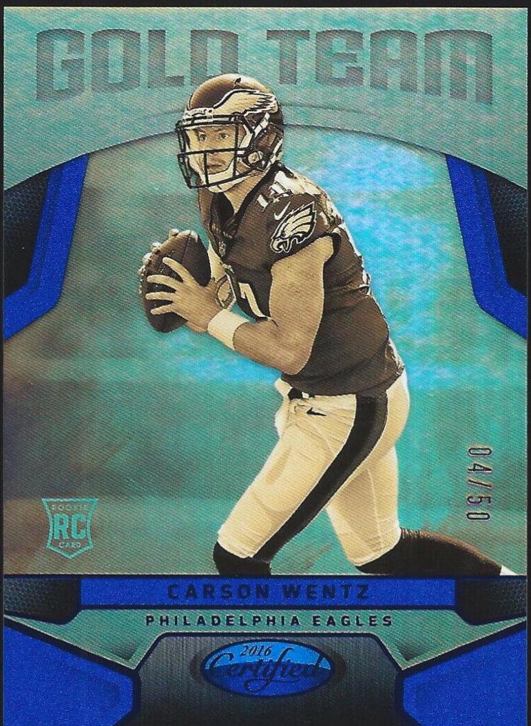 Carson Wentz [Mirror Gold] #17