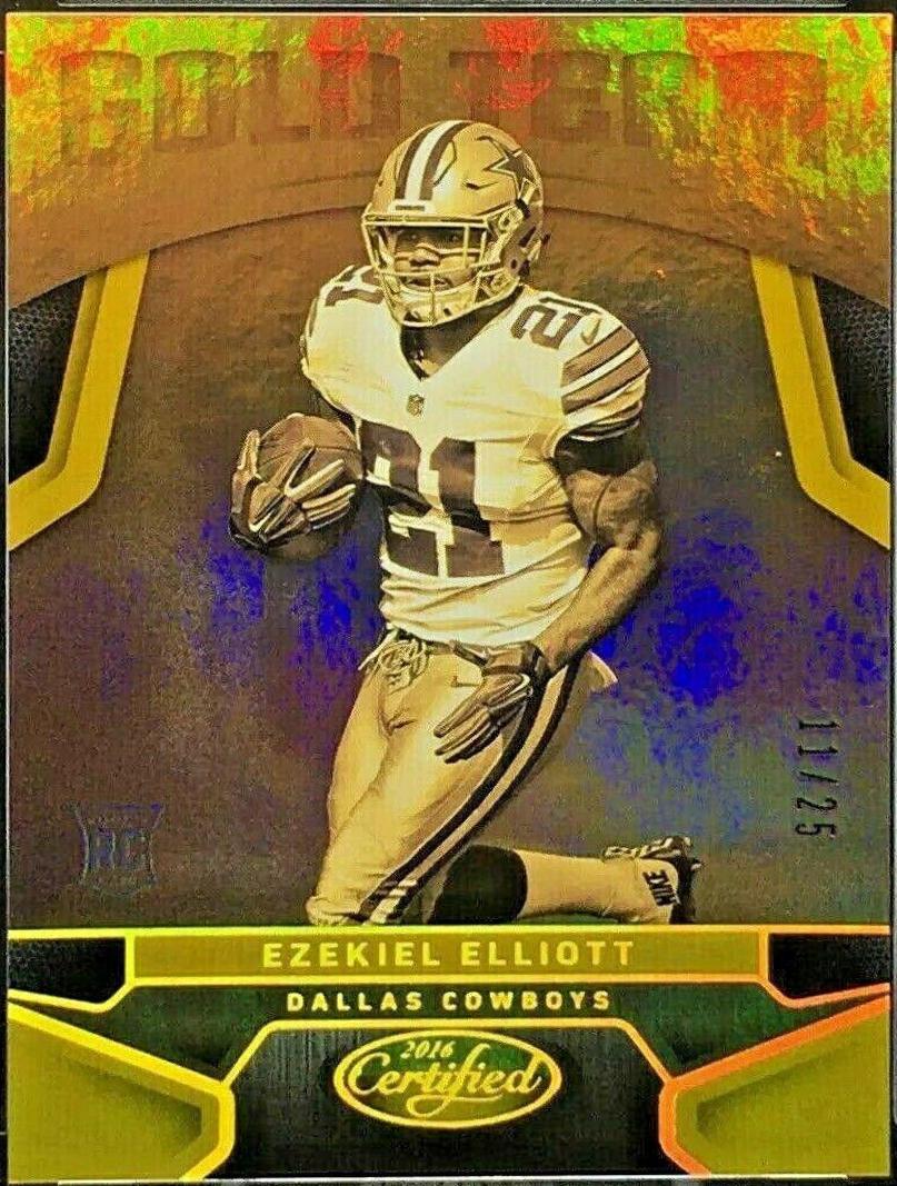 Ezekiel Elliott [Mirror Gold] #14