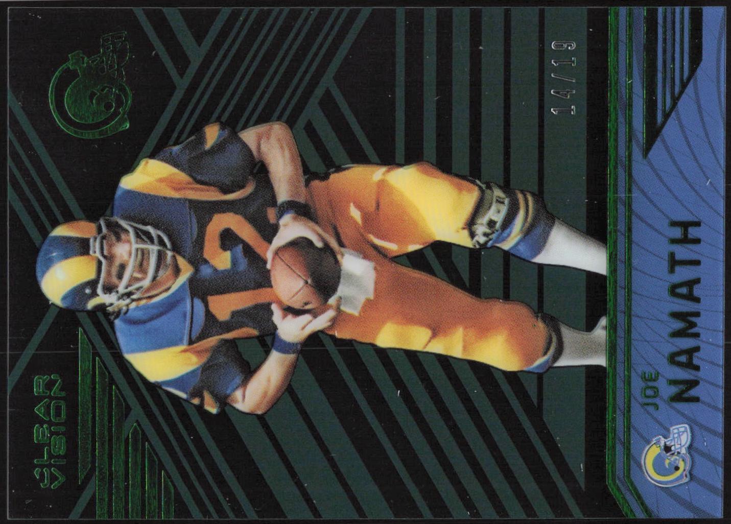 Joe Namath [Emerald] #85