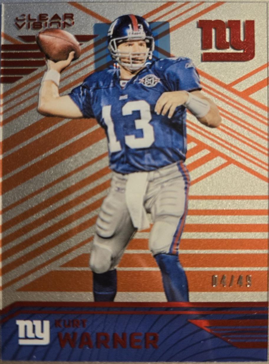 Kurt Warner [Giants Red] #79