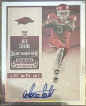 Alex Collins [Autograph Playoff Ticket] #361