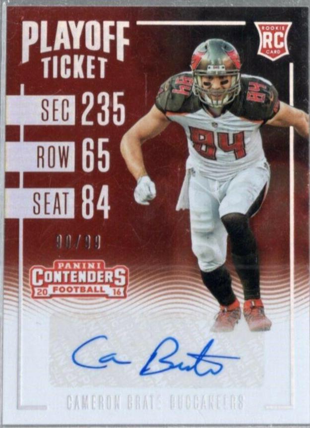 Cameron Brate [Autograph Playoff Ticket] #277