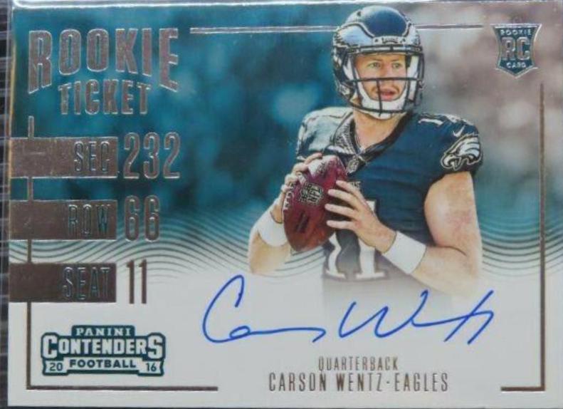 Carson Wentz [Autograph] #342
