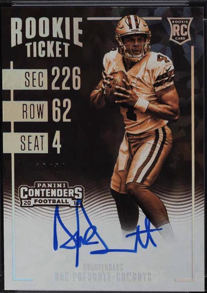 Dak Prescott [Autograph Cracked Ice] #307