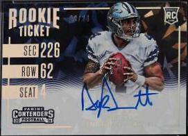 Dak Prescott [Autograph Cracked Ice] #347