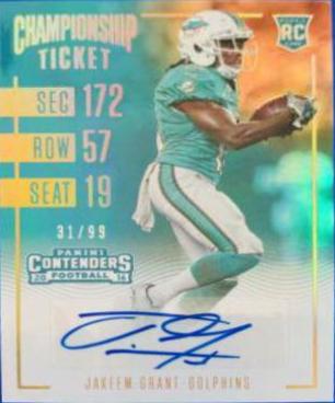 Jakeem Grant [Autograph Championship Ticket] #239