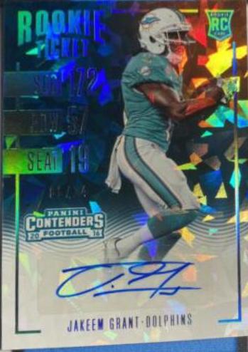 Jakeem Grant [Autograph Cracked Ice Ticket] #239