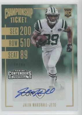 Jalin Marshall [Autograph Championship Ticket] #154