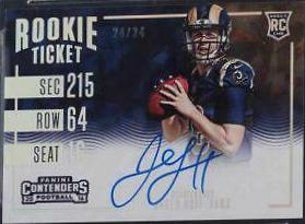 Jared Goff [Autograph Cracked Ice] #341