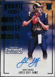 Jared Goff [Autograph Playoff Ticket] #301